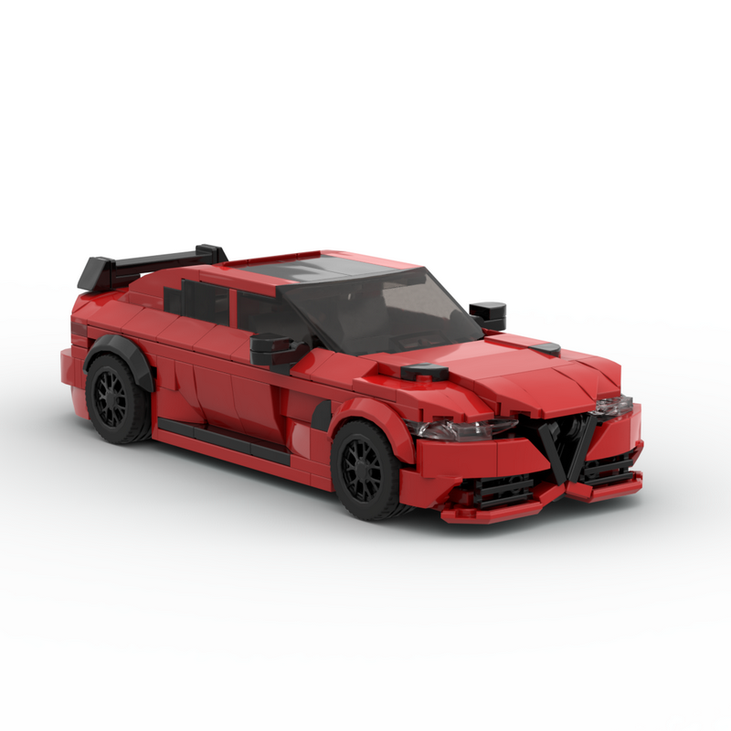 Lego Set City - Moc Speed Giulia GTAm Racer Cars,