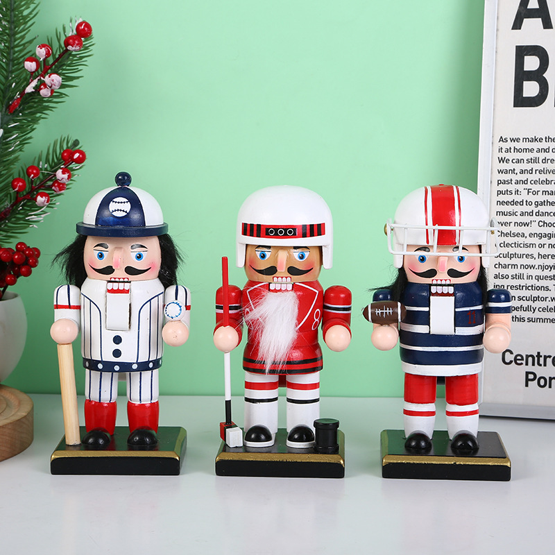 Nutcracker Figurine - 3 шт. Декоративная фигурка щелкунчика из