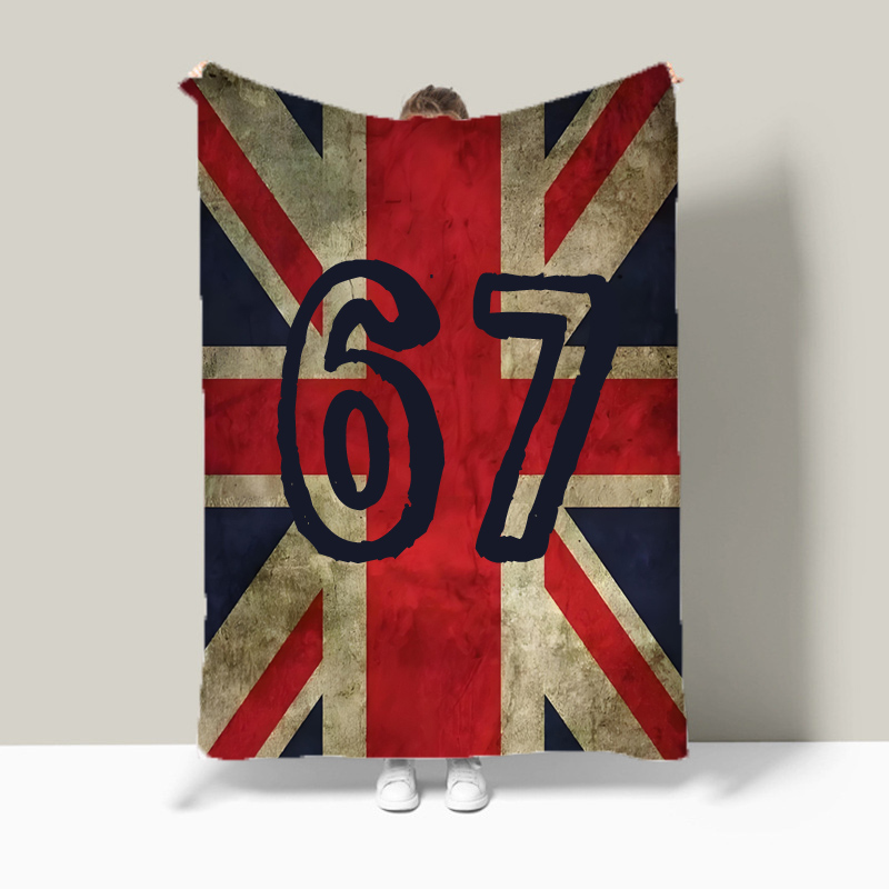 Флаг Юнион Джек, мем, номер «6 – обзор и цена Christmas Throw Blanket
